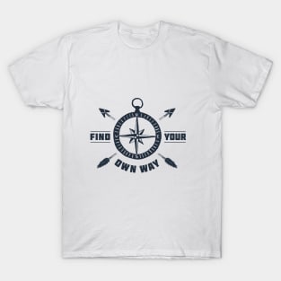 Compass. Find Your Own Way T-Shirt